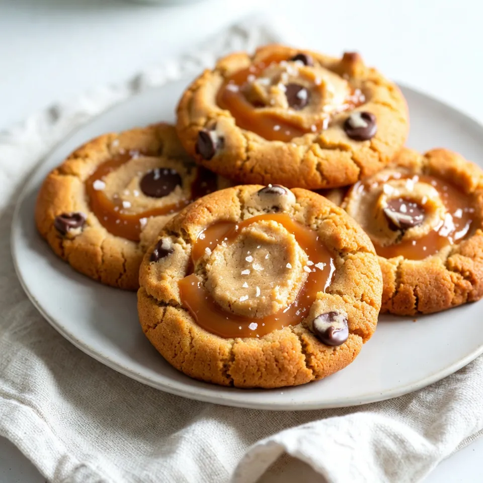 Salted Caramel Cheesecake Cookies Himmlischer Genuss