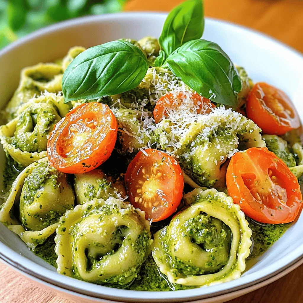 Schnelle Creamy Pesto Tortellini In 20 Minuten Zubereitet