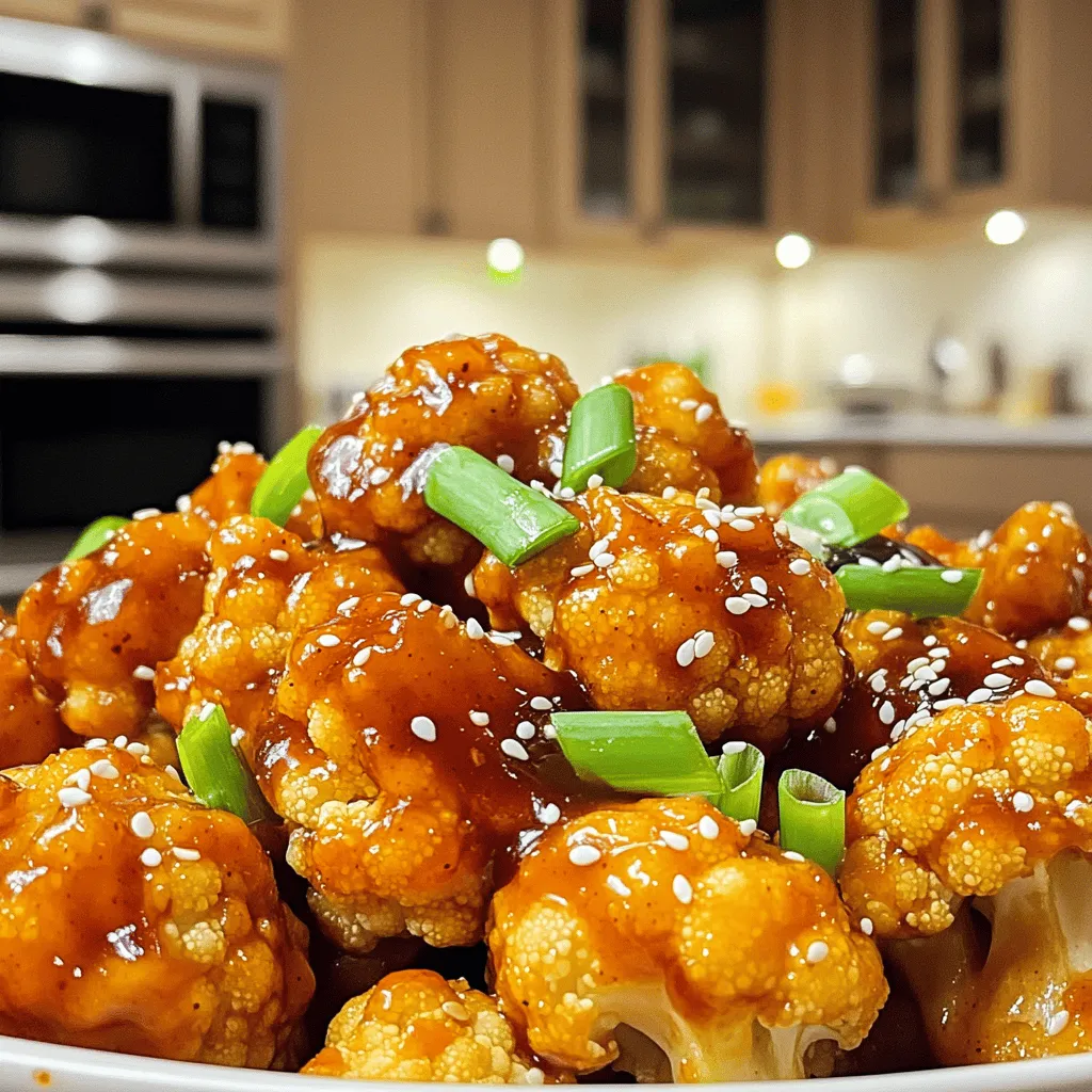 General Tso&#8217;s Cauliflower Lecker und Einfach Zubereiten