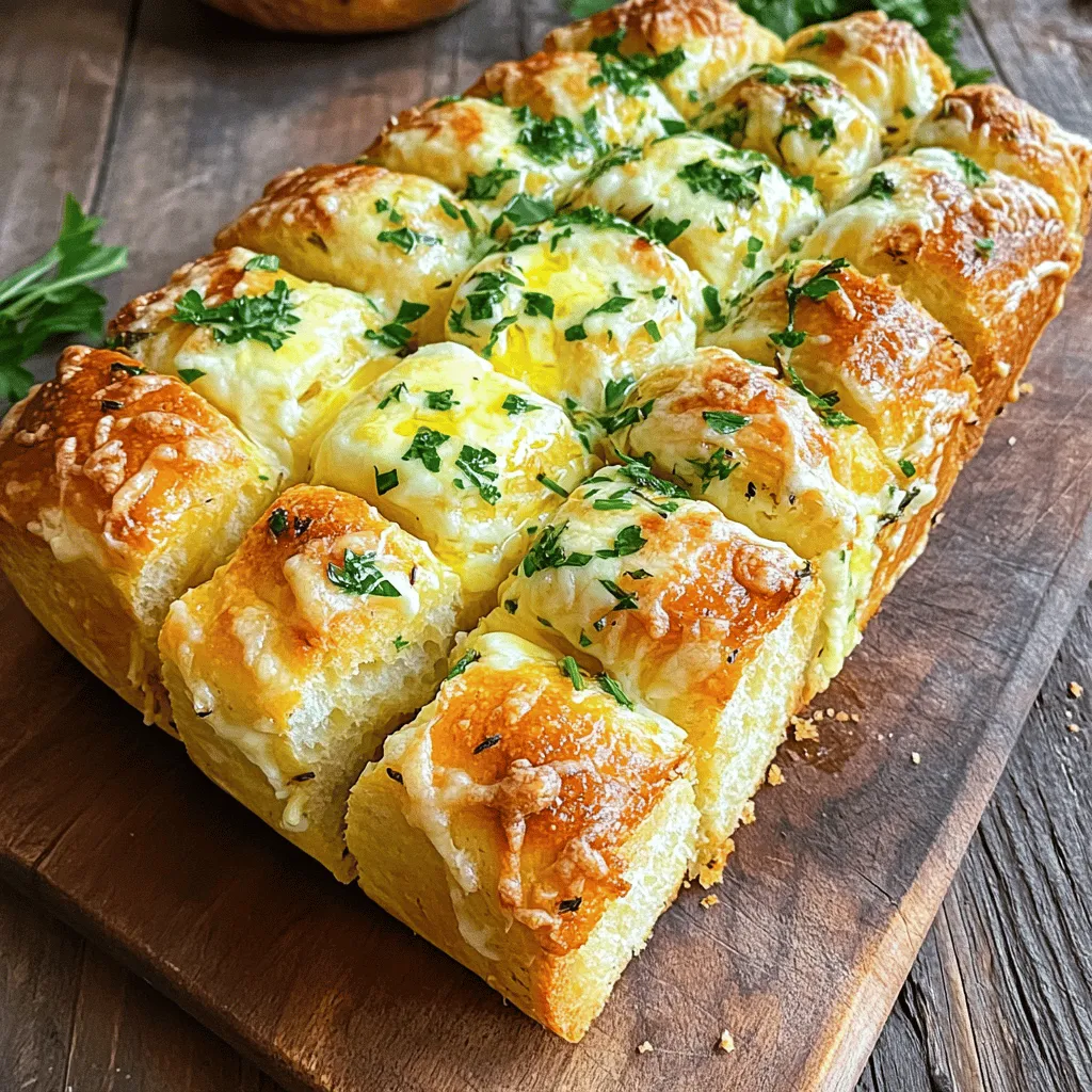 Käse-Knoblauch-Zupfbrot Verführerisches Rezept