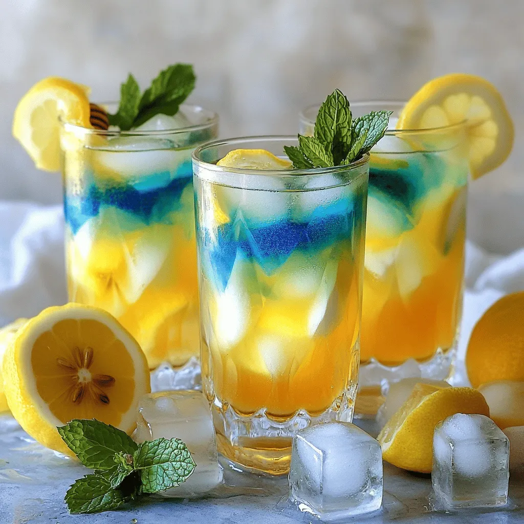 Farbwechselnde Limonade ist ein echter Hingucker. Die Zubereitung ist einfach und macht Spaß. Du brauchst nur ein paar Zutaten, um dieses tolle Getränk zu machen.