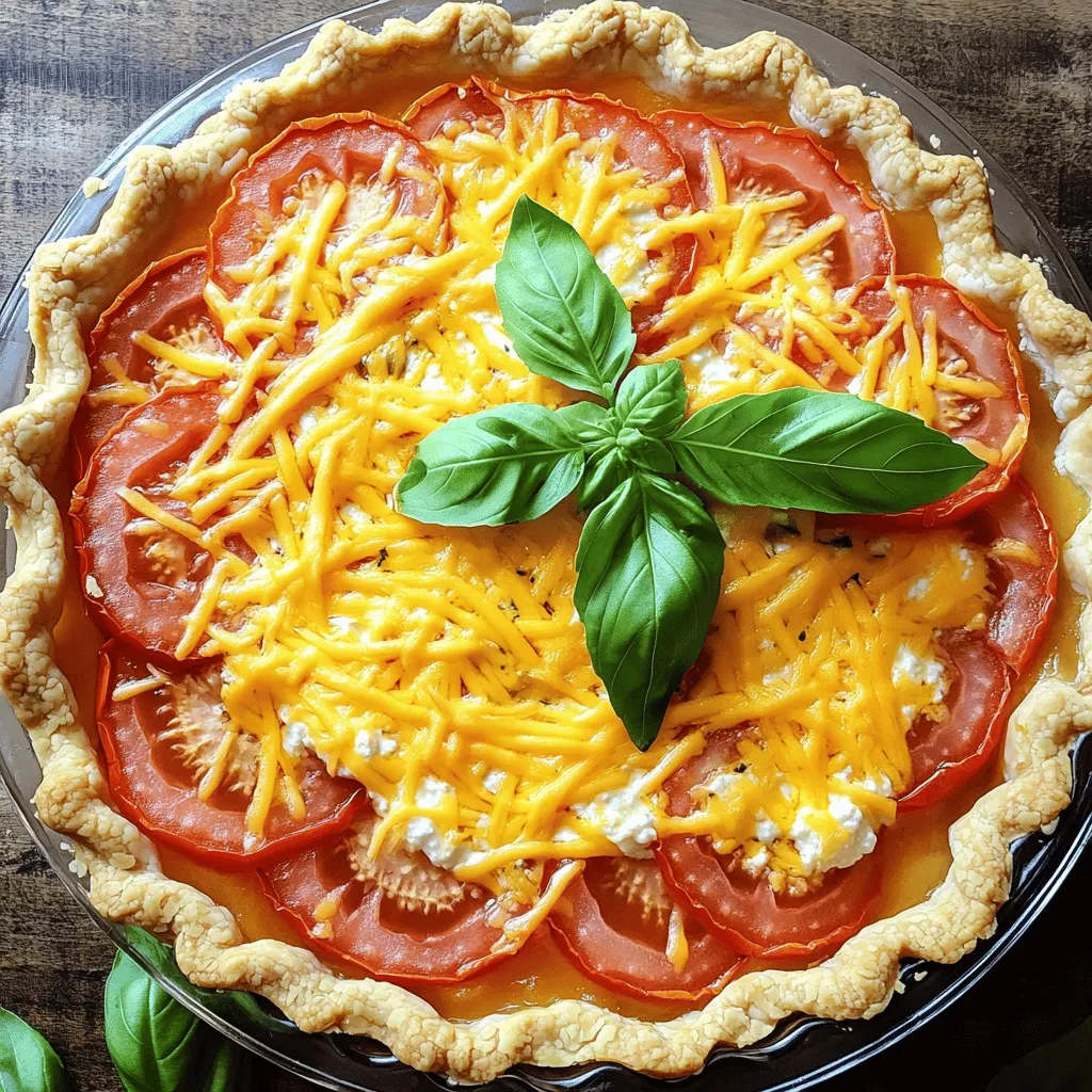 Südlicher Tomatenkuchen Einfach und Geschmackvoll