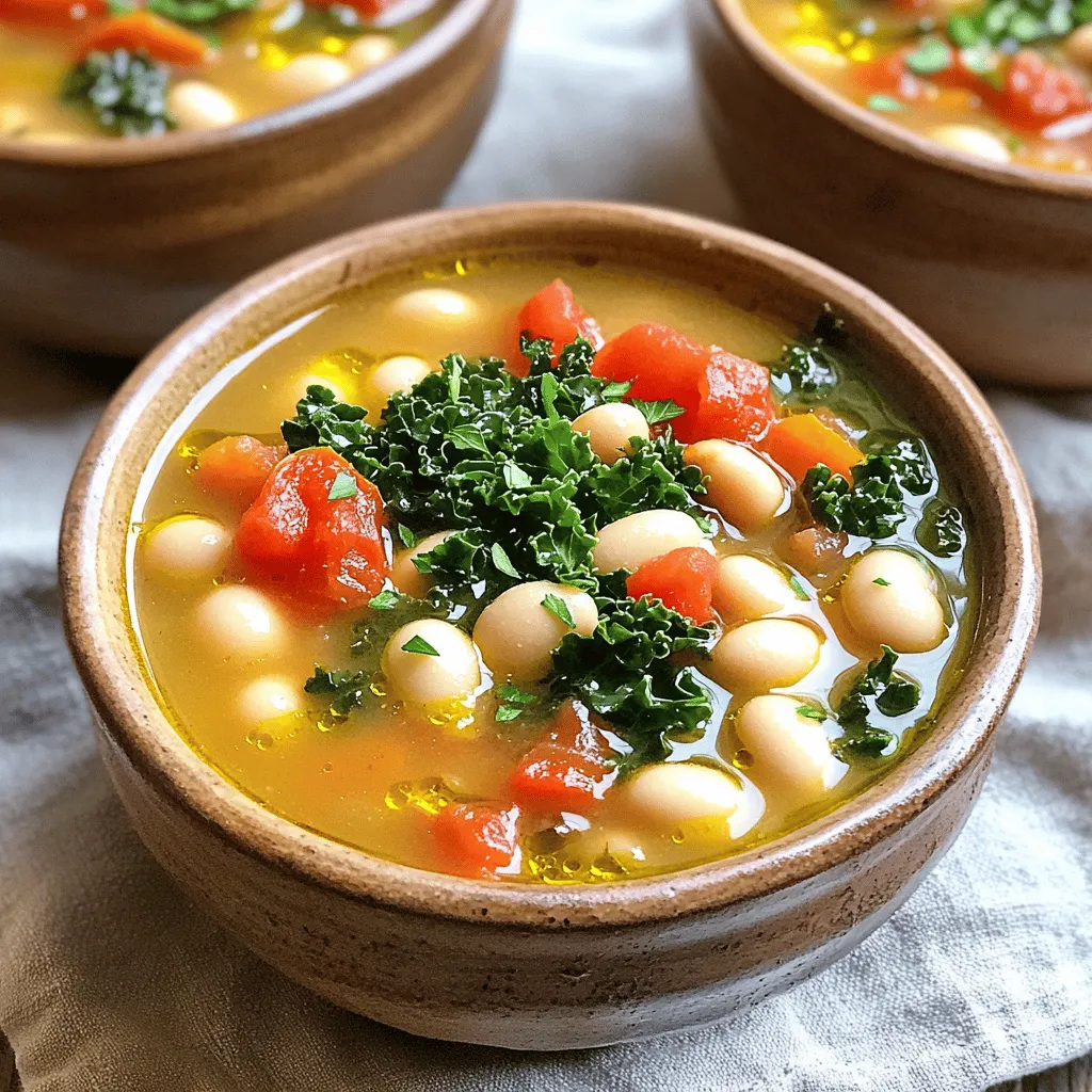 Tuscan White Bean Soup Rezept Einfach und Lecker