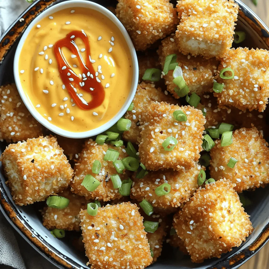 Crispy Air Fryer Tofu Nuggets Einfach und Knusprig