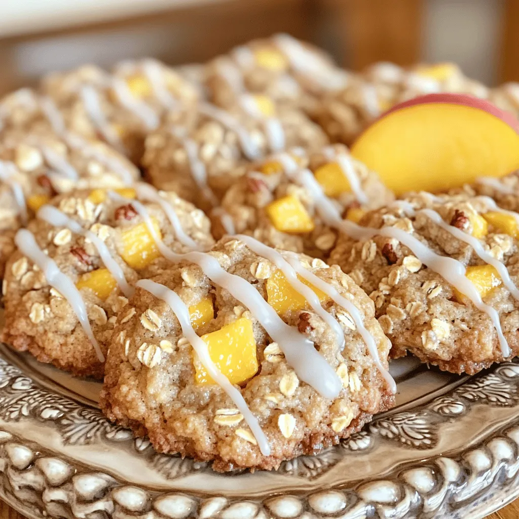 Peach Cobbler Cookies Himmlisch und Lecker Rezept
