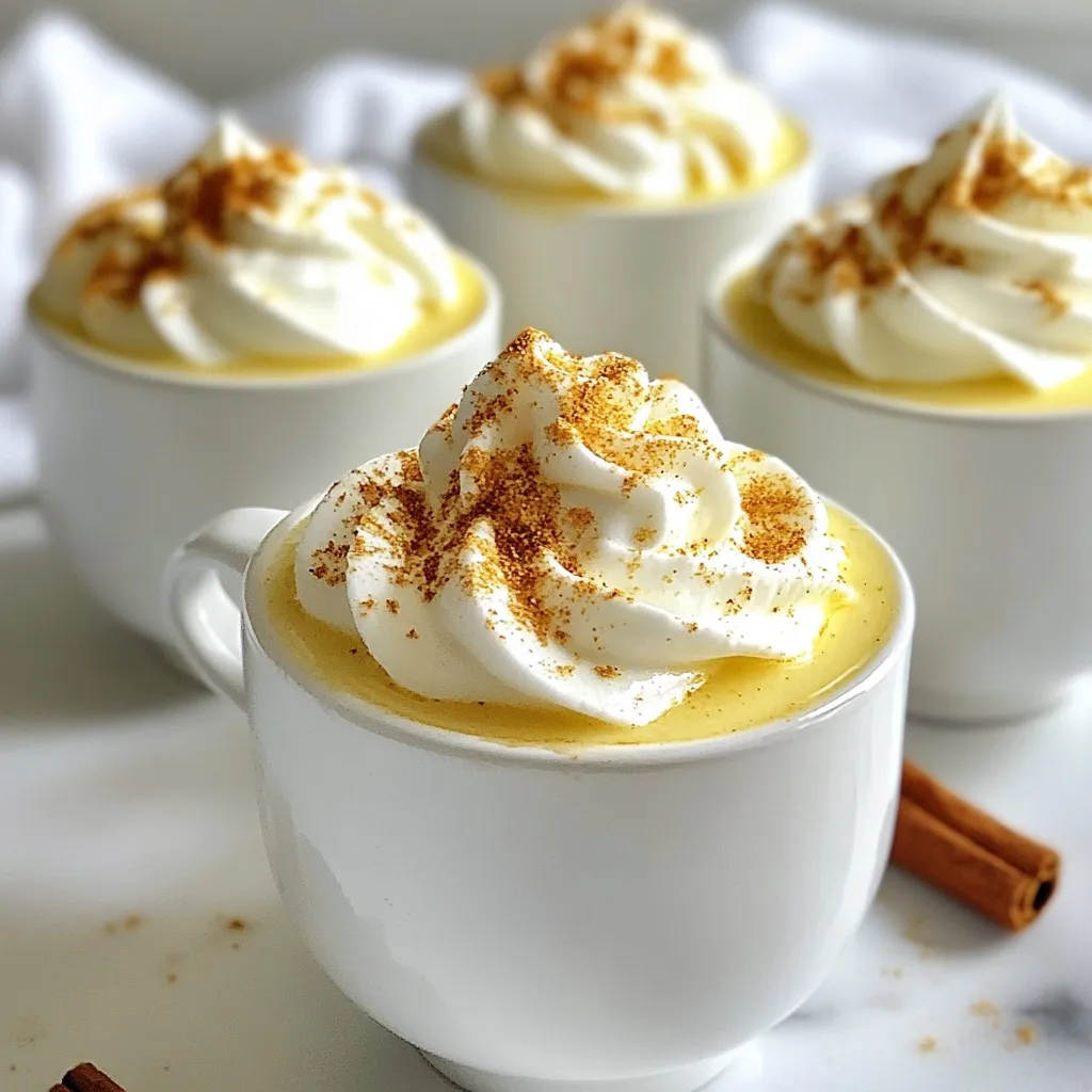 Feuriger Fireball Eggnog Festliche Köstlichkeit