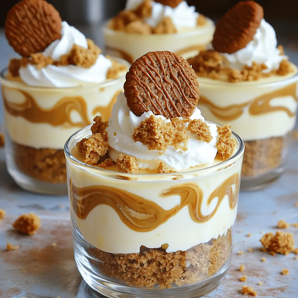 No-Bake Biscoff Cheesecake Cups Einfaches Genussrezept