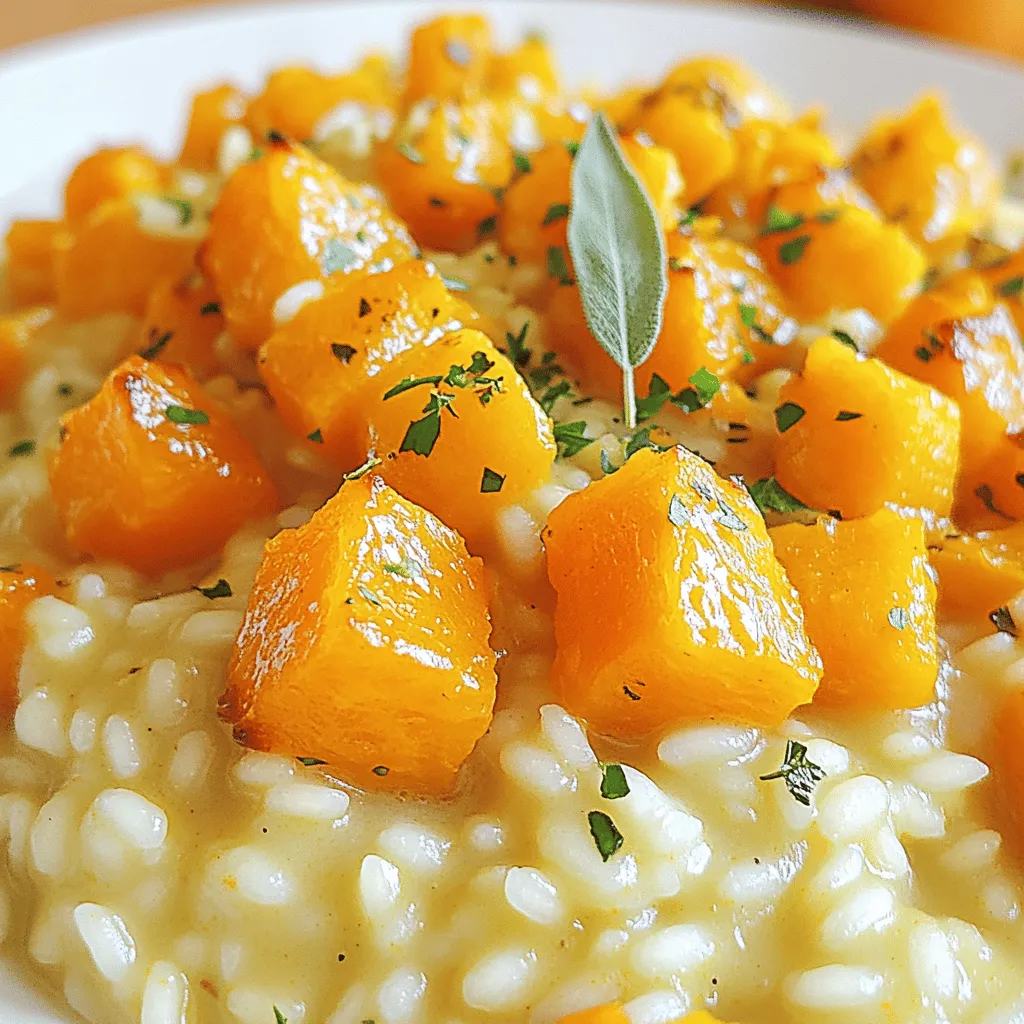 Savory Butternut Squash Risotto Einfache Genussreise