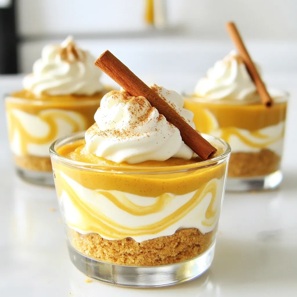 No-Bake Pumpkin Cheesecake Cups Einfach und Lecker