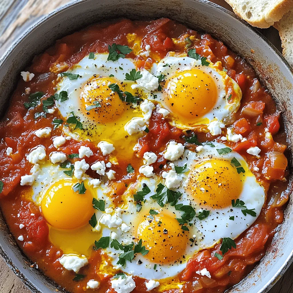 Einfache Pfannen Shakshuka Schnelles und köstliches Rezept