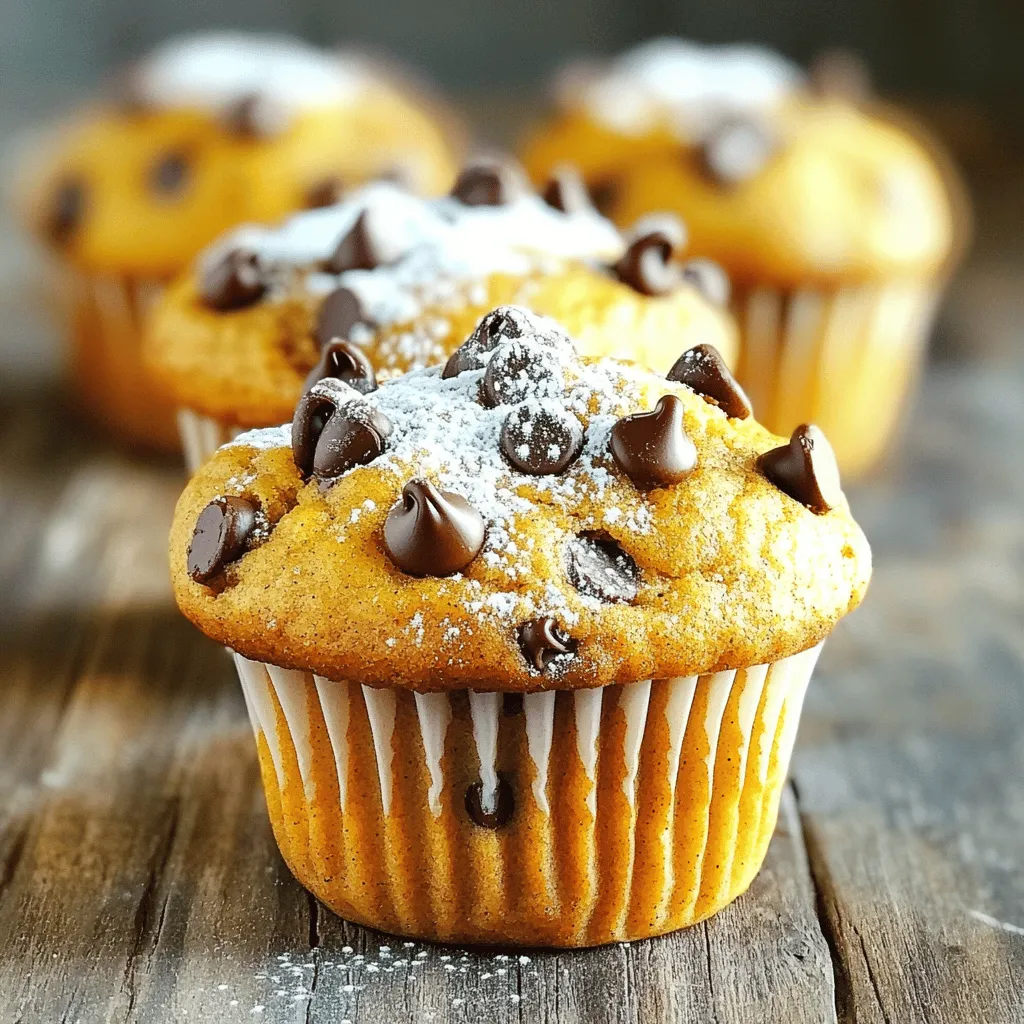 Kürbis Schokoladen Muffins verführerisch und saftig