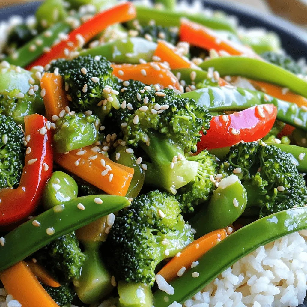Gingery Broccoli Stir-Fry Schnelle und gesunde Mahlzeit