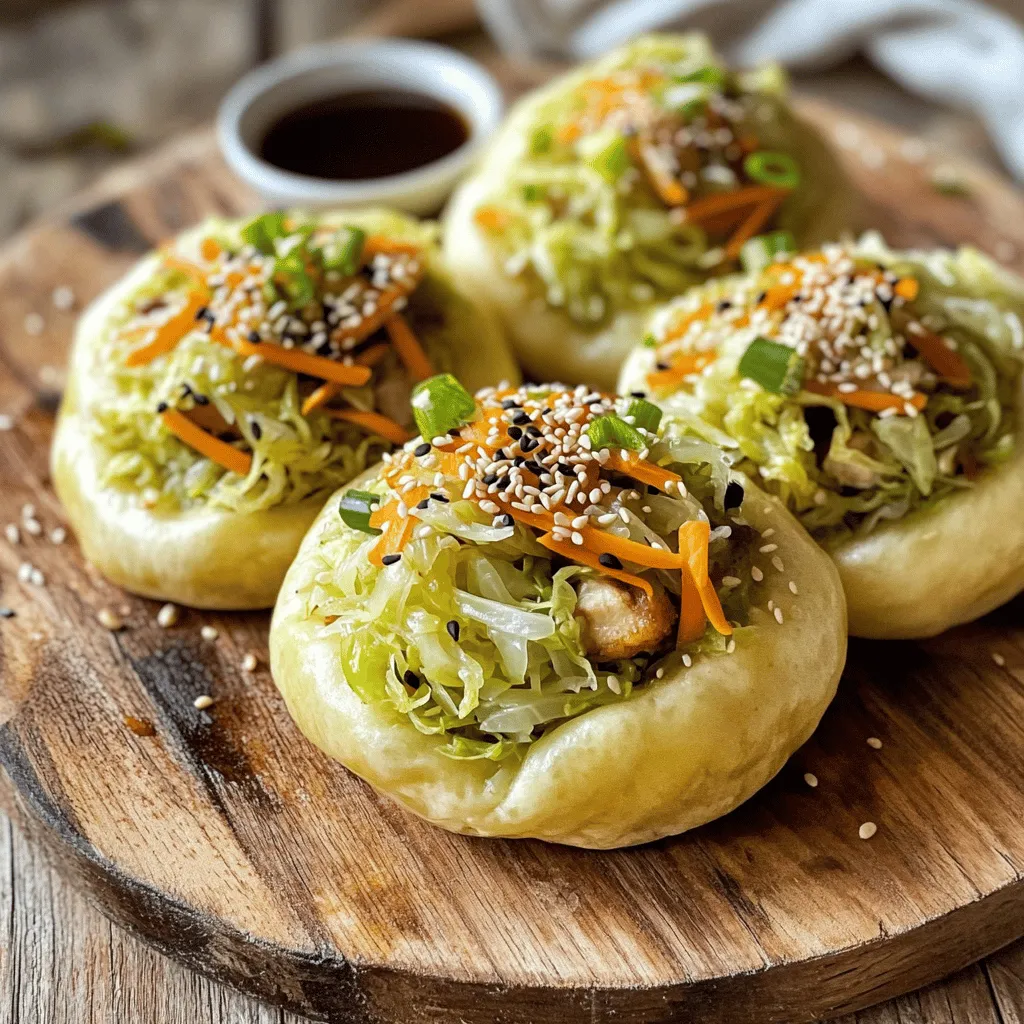 Pan-Fried Cabbage Noodle Buns Köstliches Rezept