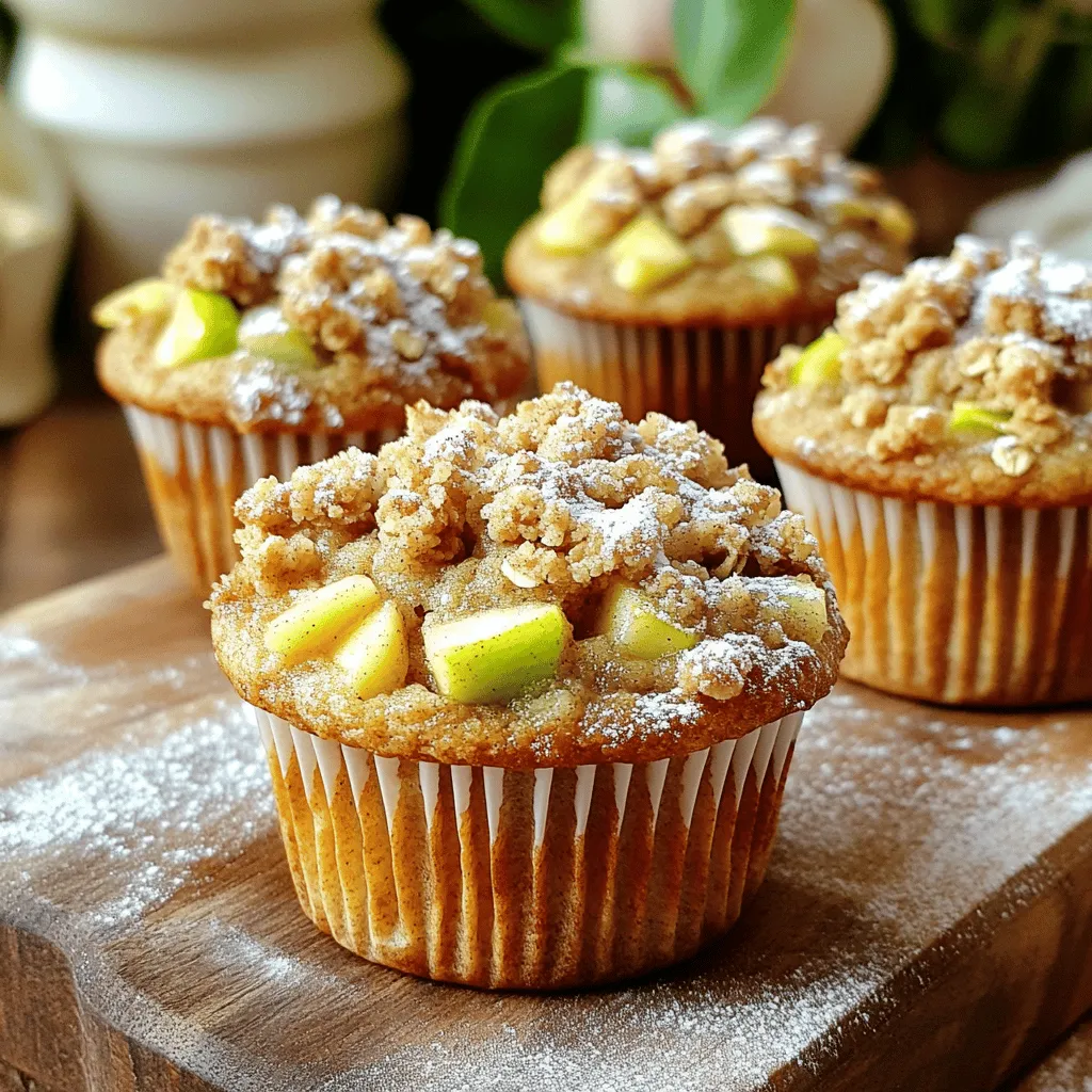 Apple Cinnamon Crumble Muffins Duftendes Frühstücksvergnügen