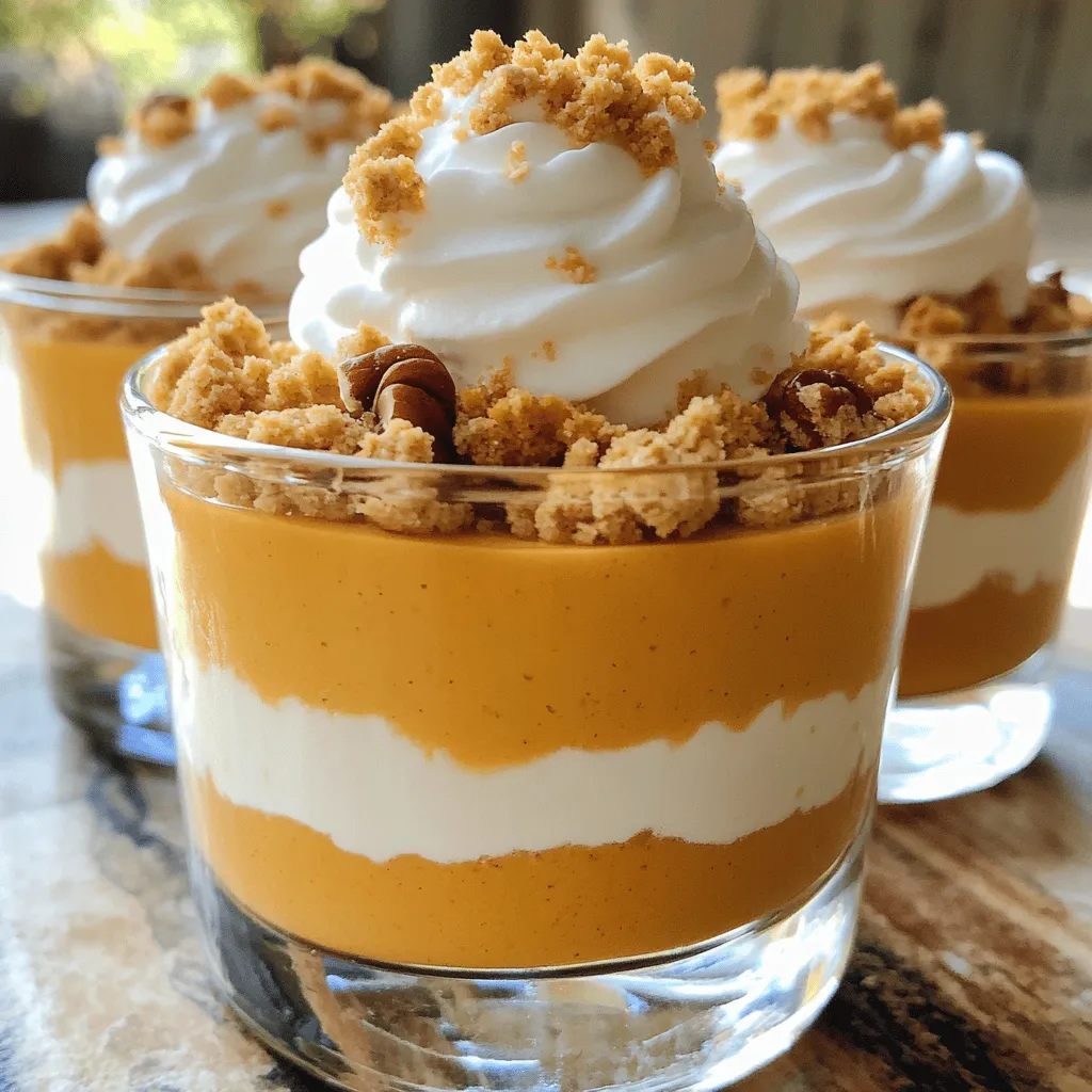 Kürbis-Cheesecake-Mousse-Cups Köstlicher Genuss