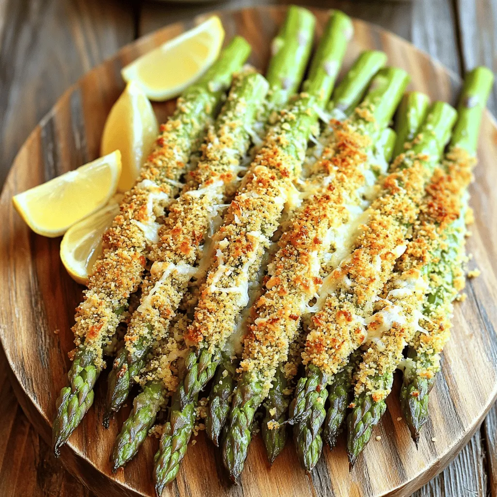 Um knusprige Asiago-Asparagusspeere zu machen, brauchst du frische Zutaten. Hier ist eine Liste der benötigten Zutaten: