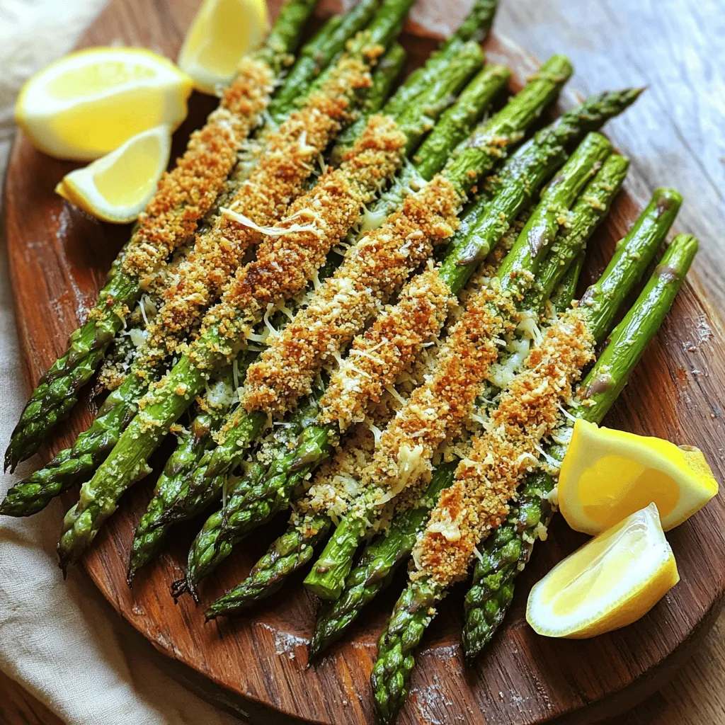 Knusprige Asiago-Asparagusspeere Einfaches Rezept