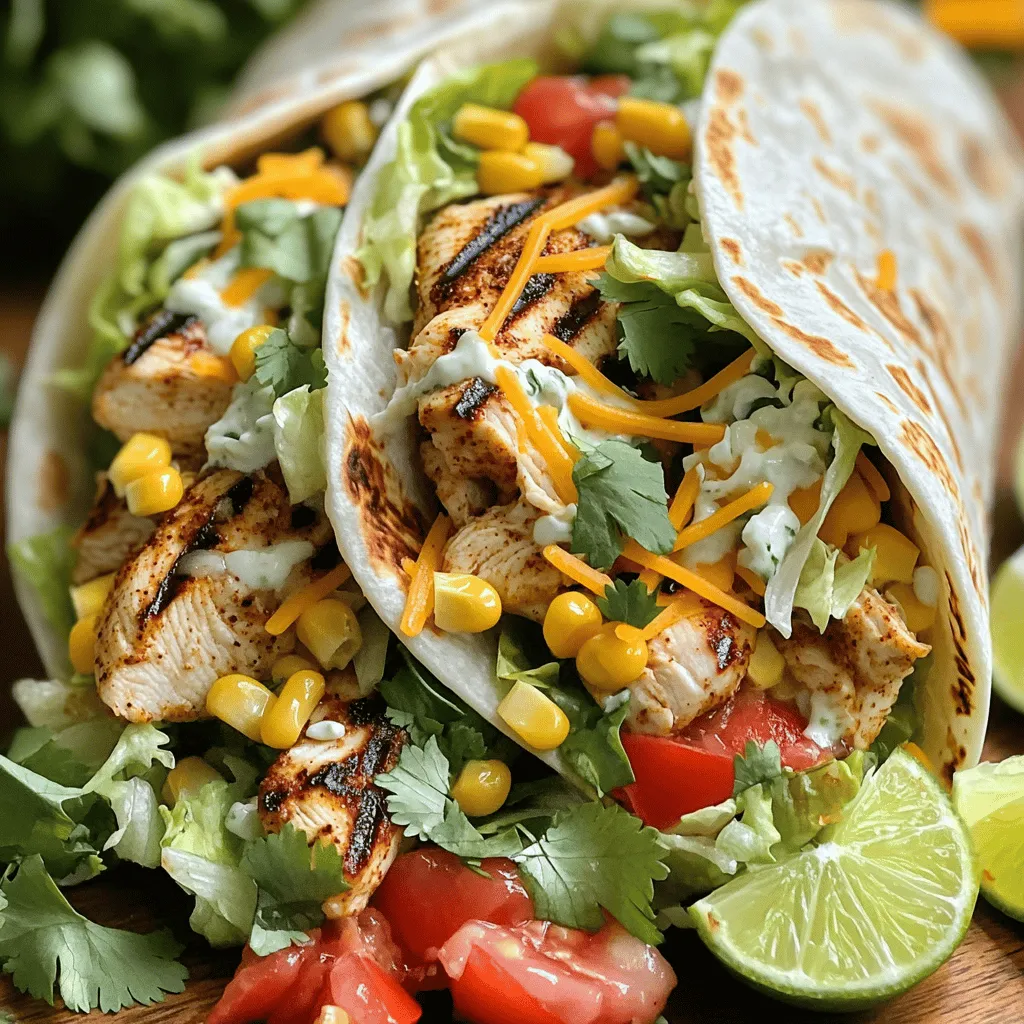 Chipotle Ranch Grilled Chicken Burrito einfach zubereiten