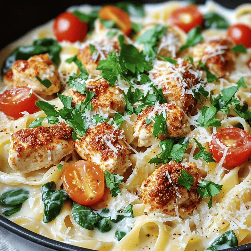 One-Pot Cajun Chicken Alfredo Schnelles und Einfaches Gericht