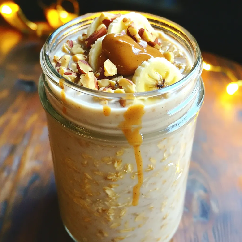 Chai Overnight Oats mit Mandelbutter nahrhaft genießen