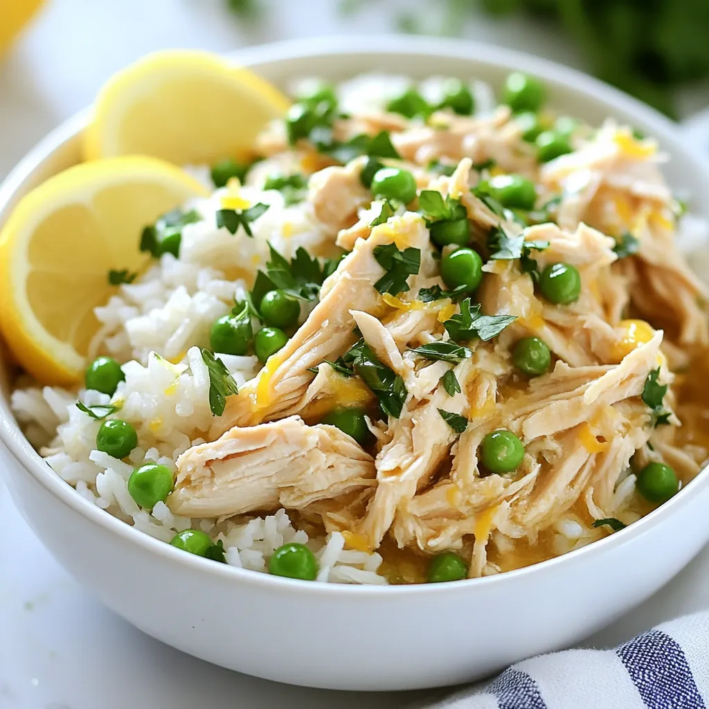 Slow Cooker Lemon Herb Chicken and Rice Rezept