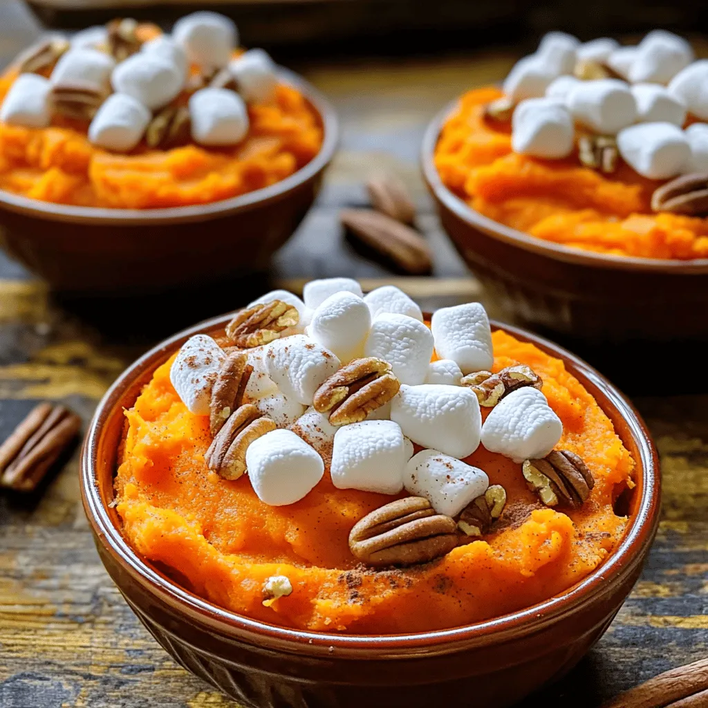 Süßkartoffelauflauf mit Marshmallows Köstlicher Genuss