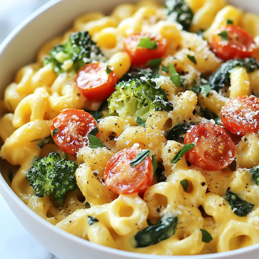 One-Pot Veggie Mac and Cheese Schnelles Rezept