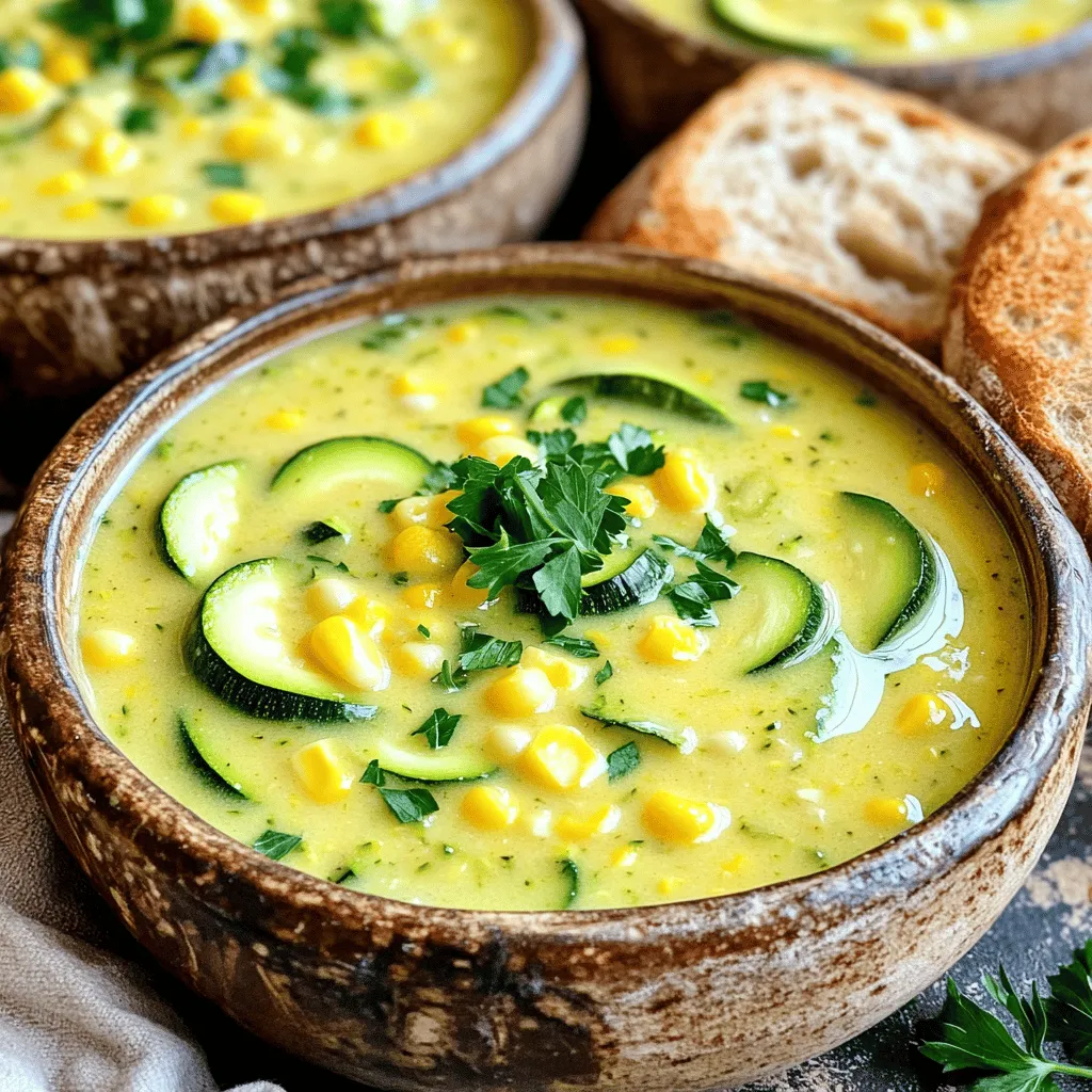 Zucchini Corn Chowder nahrhaft und einfach zubereiten