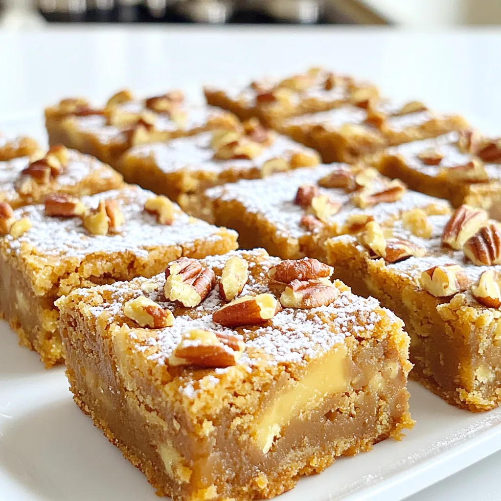 Leckere Brown Butter Pecan Blondies Einfaches Rezept