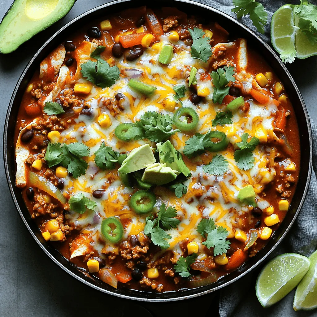 Chipotle Turkey Enchilada Skillet Schnelle Genussidee