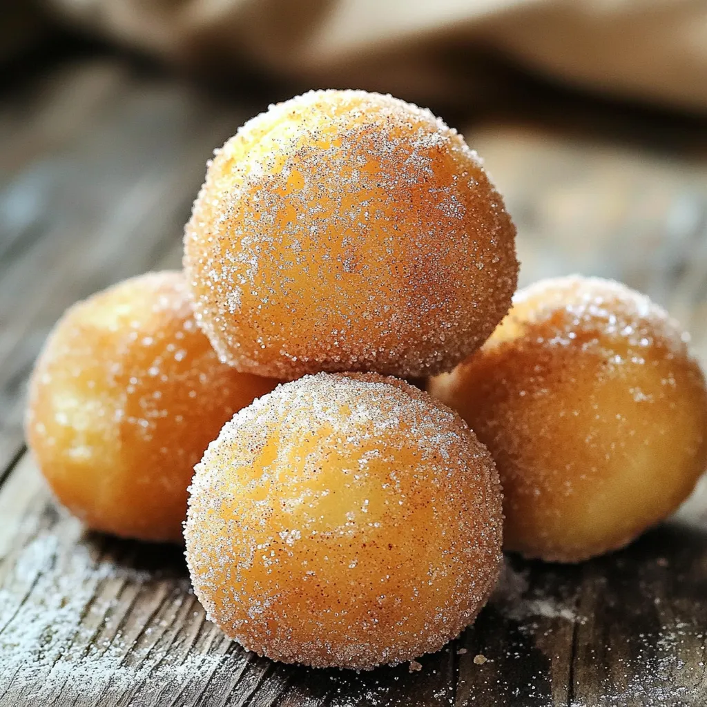 Air Fryer Cinnamon Sugar Donut Holes Frisch und Köstlich