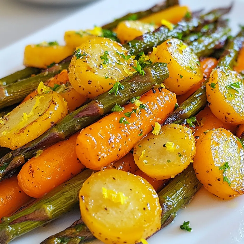 Roasted Asparagus and Carrots Einfaches Rezept