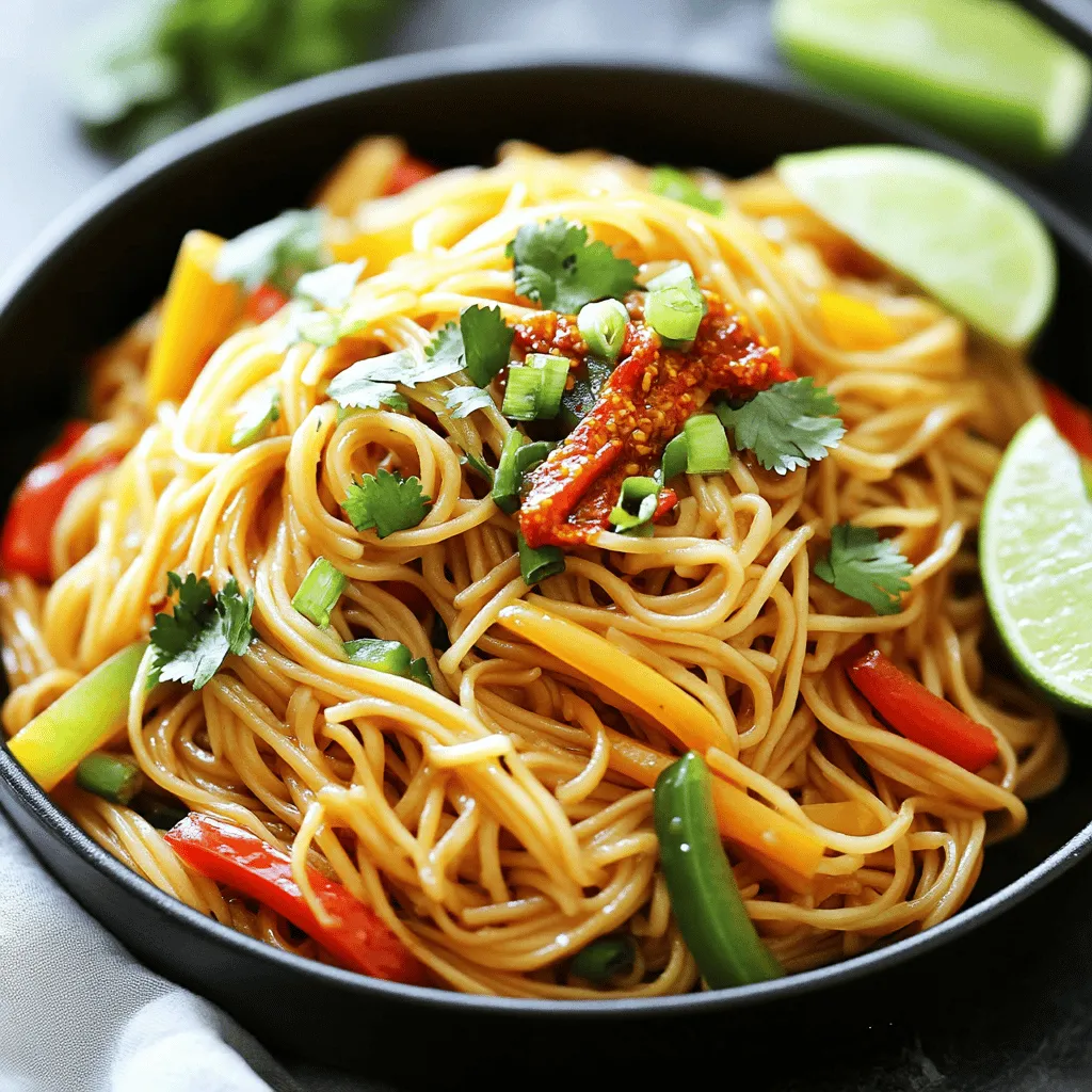 Schmackhafte Chili Garlic Noodles Schnell und Einfach