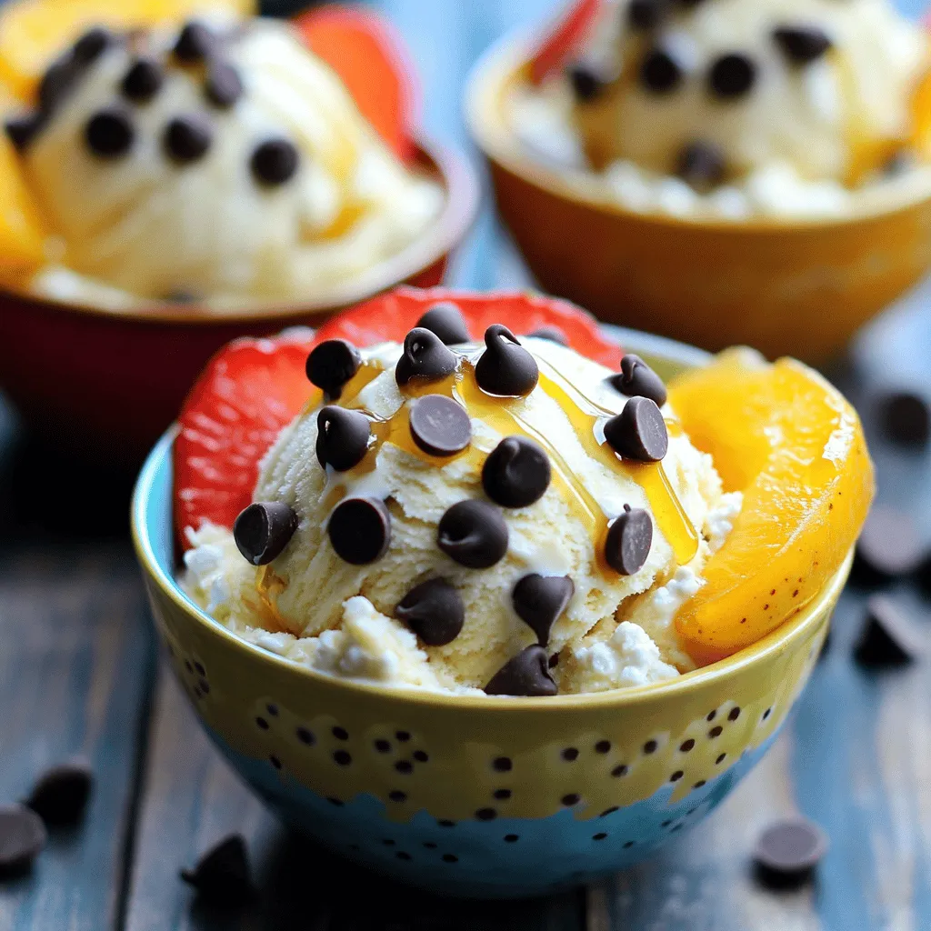 Protein Cottage Cheese Ice Cream Gesund und Leckerenähe