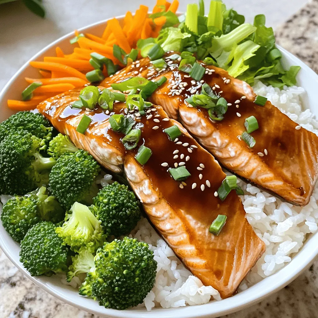 Teriyaki Salmon Bowl Köstlicher Genuss für alle