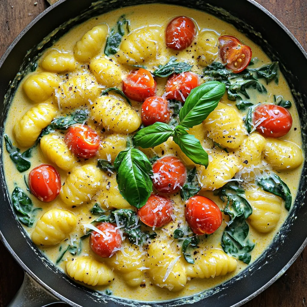One-Pan Creamy Tuscan Gnocchi Schnelles Gericht