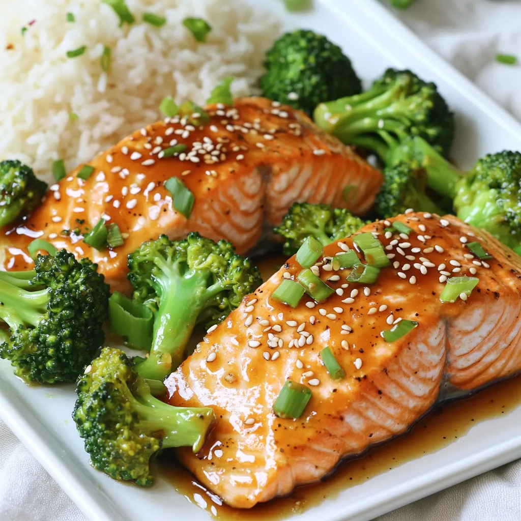 Sheet Pan Teriyaki Salmon with Broccoli Einfach und Schnell