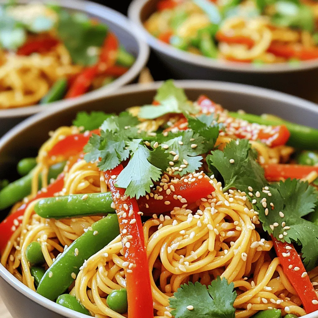 Sesame Chili Crisp Noodles Einfache und schmackhafte Mahlzeit