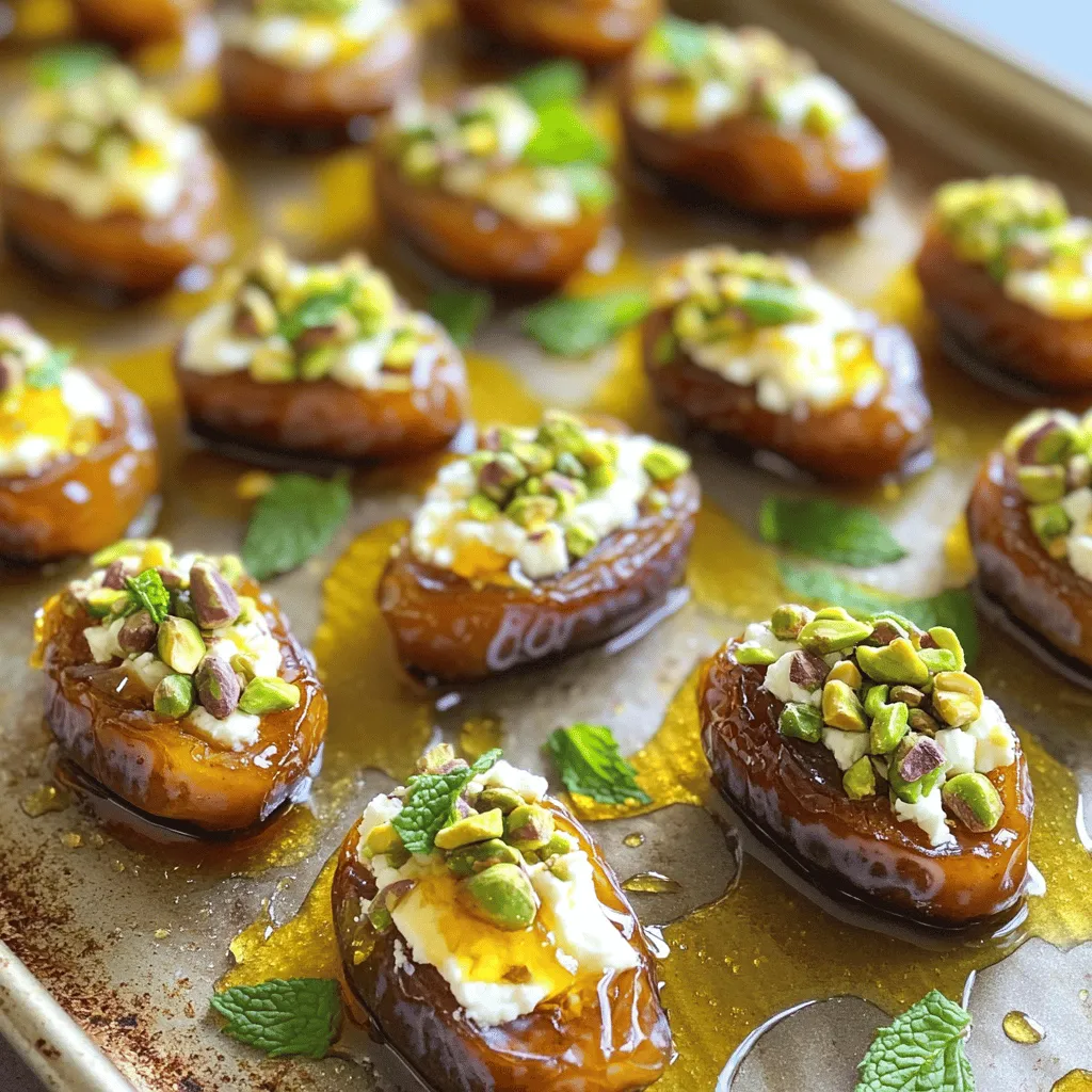 Für die Pistazien-Feta-Datteln brauchen wir einige frische Zutaten. Diese sind: