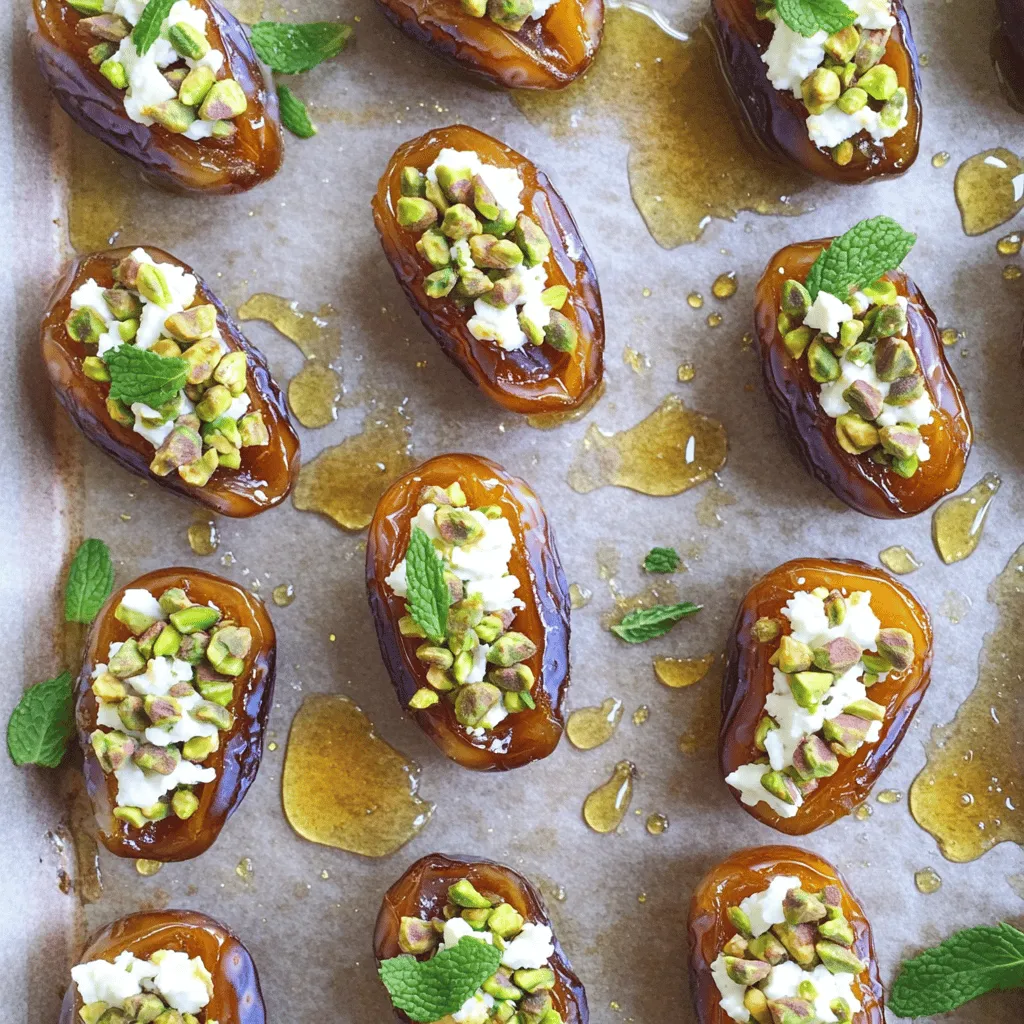 Pistazien-Feta-Datteln Köstlicher Genuss für jeden Anlass