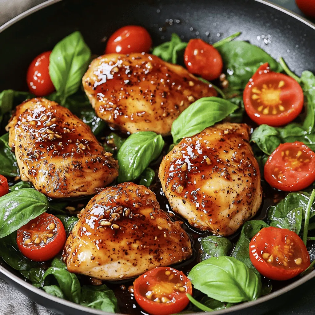 Für das Balsamico-Hähnchen brauche ich einige wichtige Zutaten: