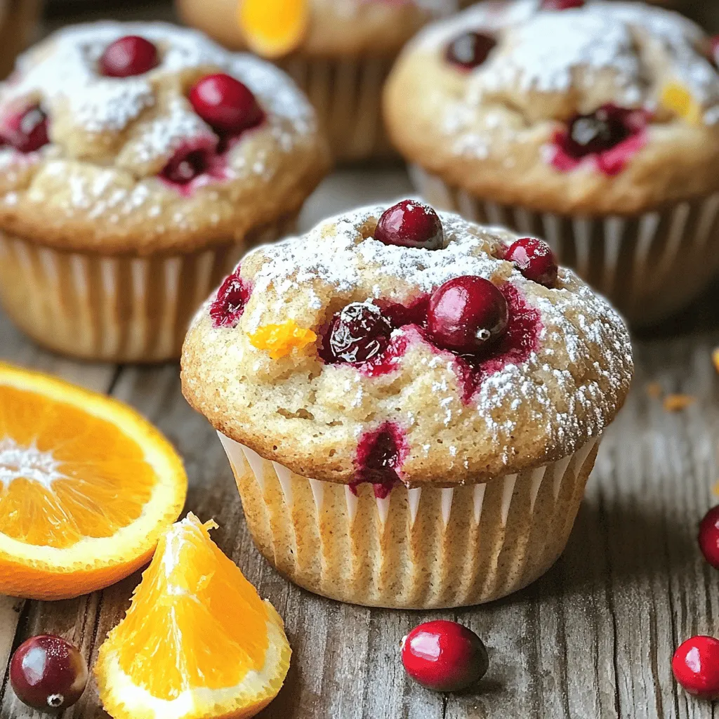 Cranberry Orange Breakfast Muffins Einfach und Lecker
