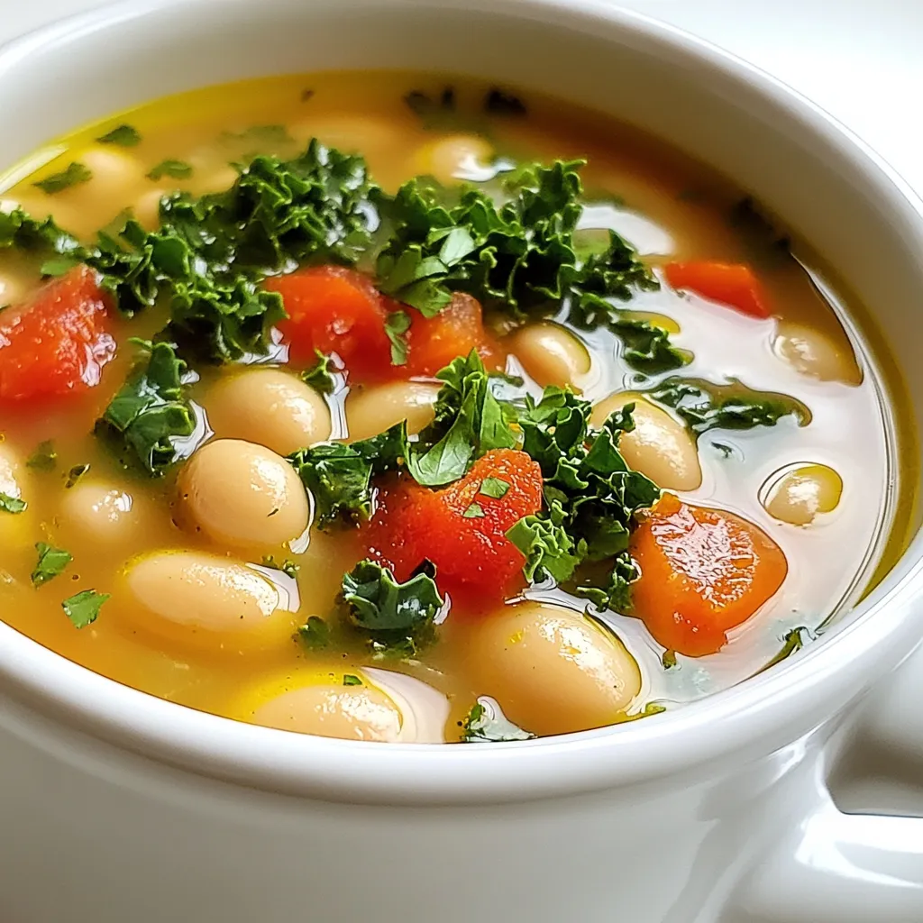 Einfache One-Pot Tuscan White Bean Soup Rezeptidee