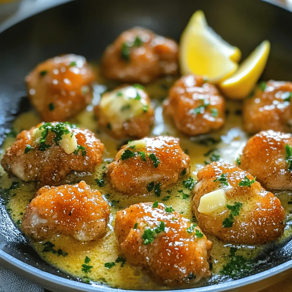 Knoblauchbutter Hähnchenbissen Schnelles und Einfaches Rezept