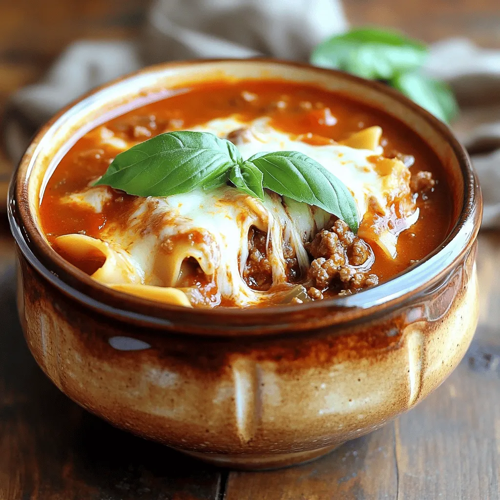 Crockpot Lasagna Soup Einfache und köstliche Idee