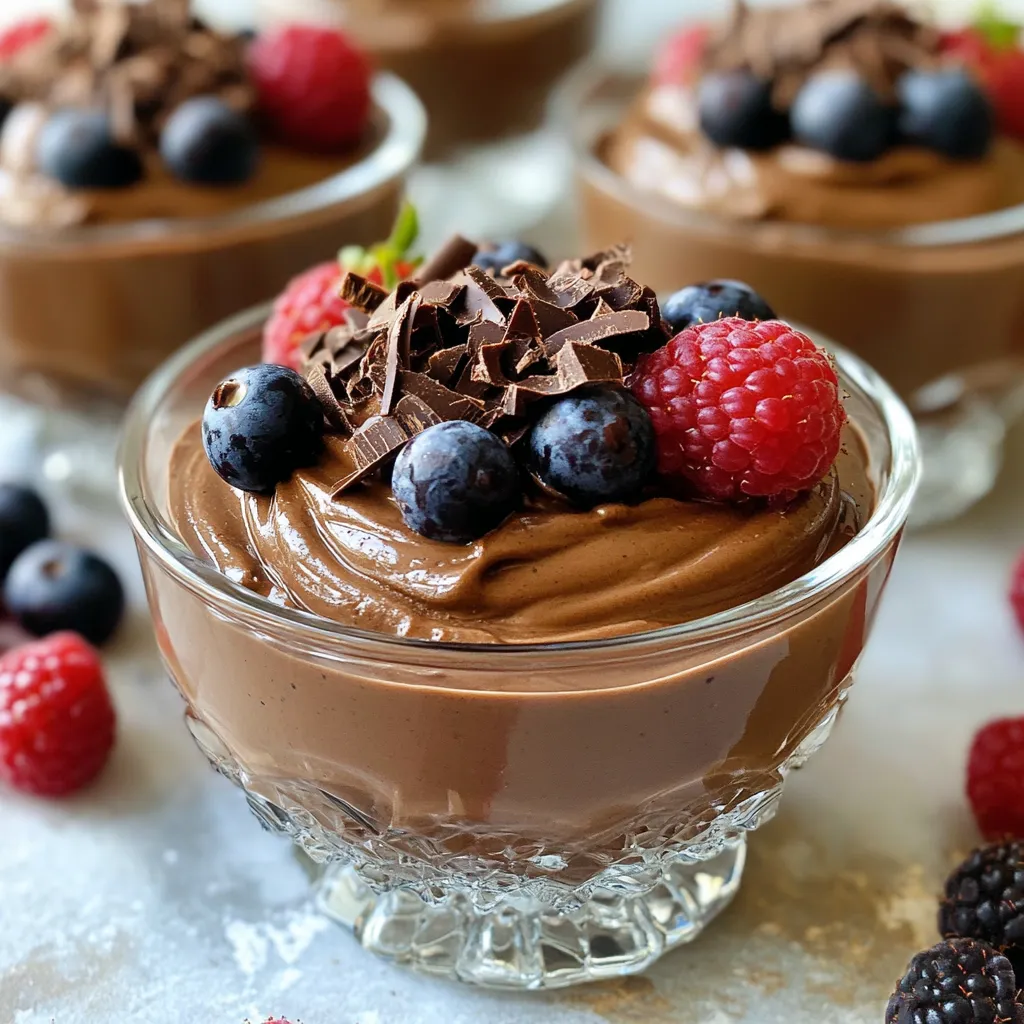 Cottage Cheese Chocolate Protein Mousse Leckerer Genuss