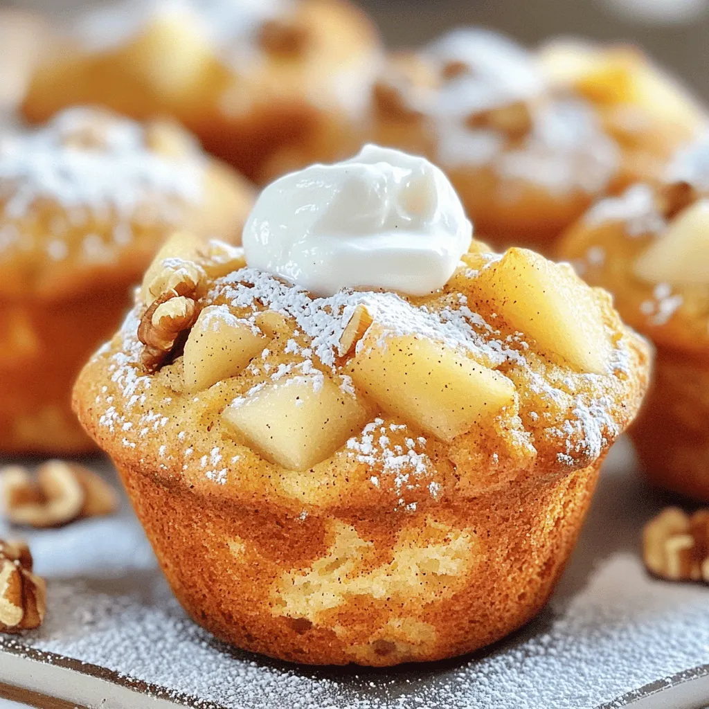 Würzige Birnen-Walnuss-Muffins perfekt für Frühstück