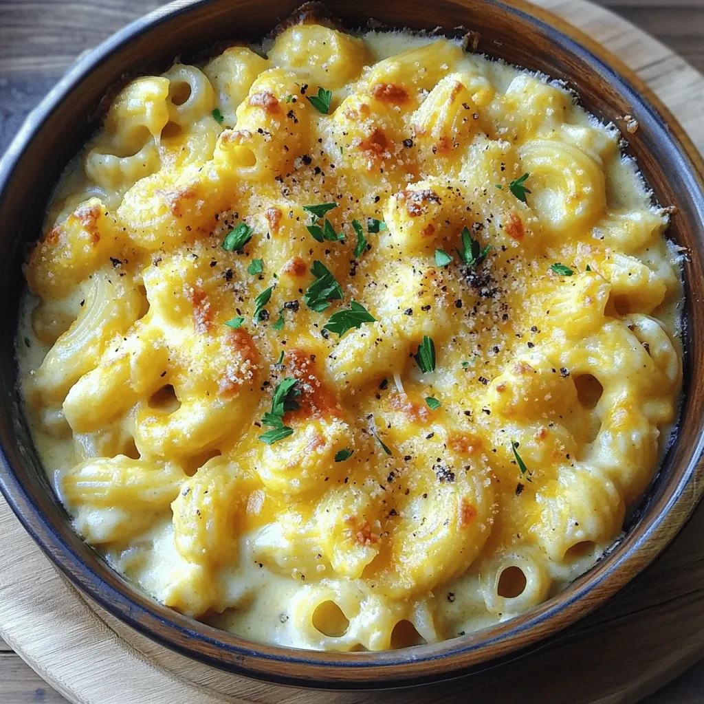 Für ein köstliches Guinness und Irish Cheddar Mac & Cheese brauchst du einige einfache Zutaten. Du brauchst 300 g Makkaroni oder eine andere Teigware. Dann nimm 500 ml Milch und 250 ml Guinness, aber achte darauf, dass es alkoholfrei ist. Du benötigst auch 200 g geriebenen irischen Cheddar, 50 g Gouda und 50 g Parmesan. Für die Basis der Käsesauce sind 50 g Butter und 50 g Mehl wichtig. Senfpulver und Paprikapulver bringen Geschmack. Salz und Pfeffer sind nach Belieben.