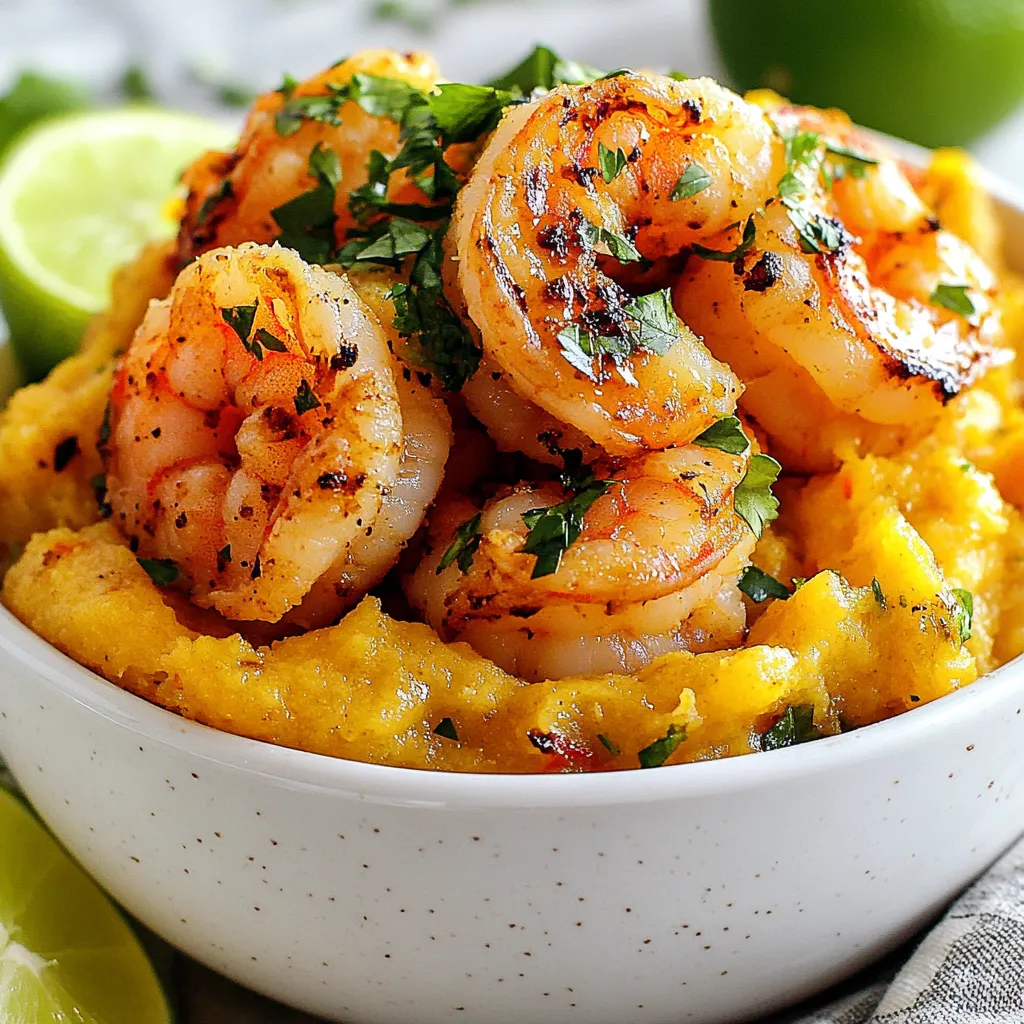 Knoblauch-Garnelen Mofongo Einfaches und Leckeres Rezept