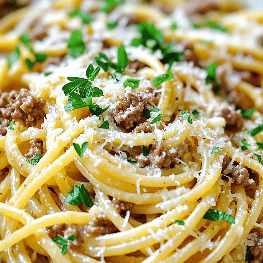 30-Minute Beef and Garlic Butter Pasta Genusserlebnis